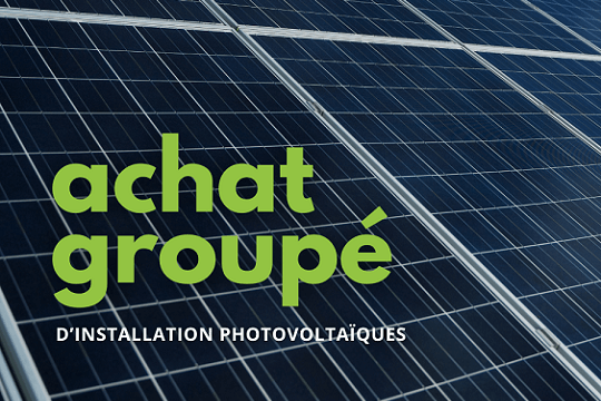 Participez à un achat groupé d'installations photovoltaïques