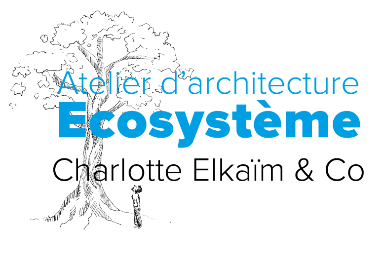 Logo Atelier d'architecture Ecosystème - EI Charlotte ELKAÏM